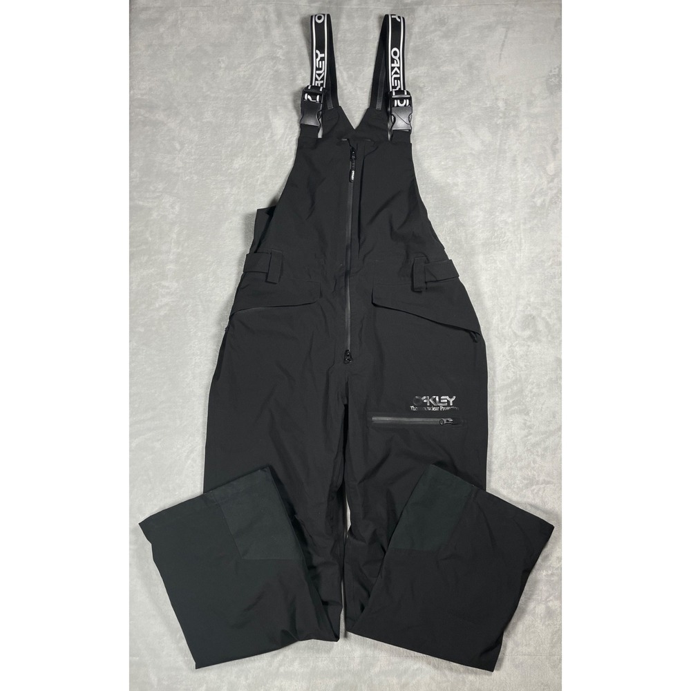 Oakley Thermonuclear Protection Ski Bib Pants Men Large Black Waterproof Snow